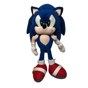 Sonic The Hedgehog 22" Plush Toy Network SEGA Stuffed Animal
